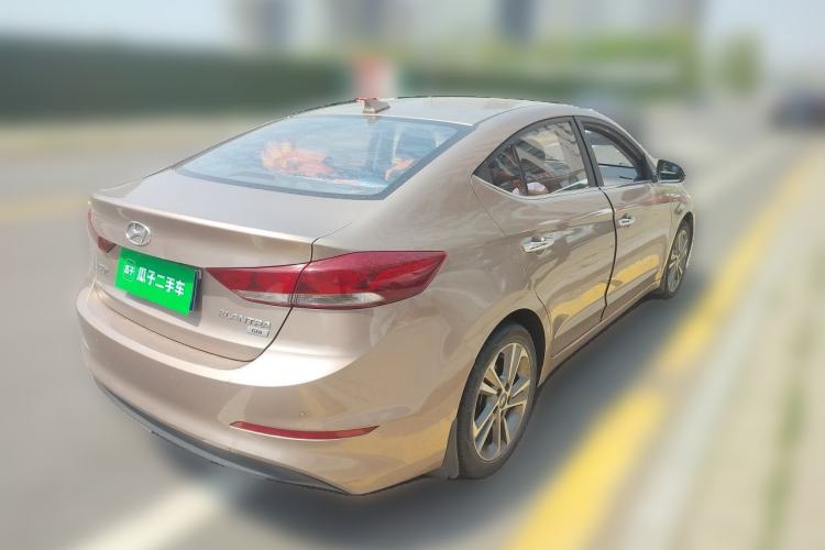 Used Hyundai Elantra (6th Generation / Lingdong) 2016 1.6L Automatic ZhiXuan – Elite Version Rear Right 45 Deg