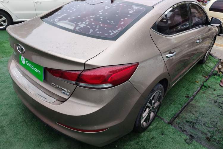 Used Hyundai Elantra (6th Generation / Lingdong) 2016 1.6L Automatic ZhiXuan – Elite Version Rear Right 45 Deg
