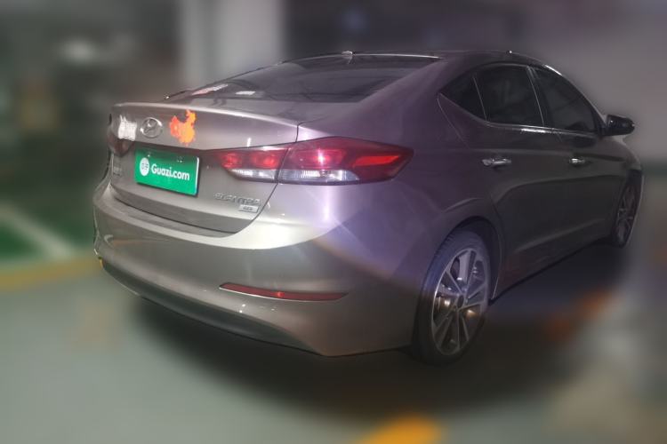 Used Hyundai Elantra (6th Generation / Lingdong) 2016 1.6L Automatic ZhiXuan – Elite Version Rear Right 45 Deg
