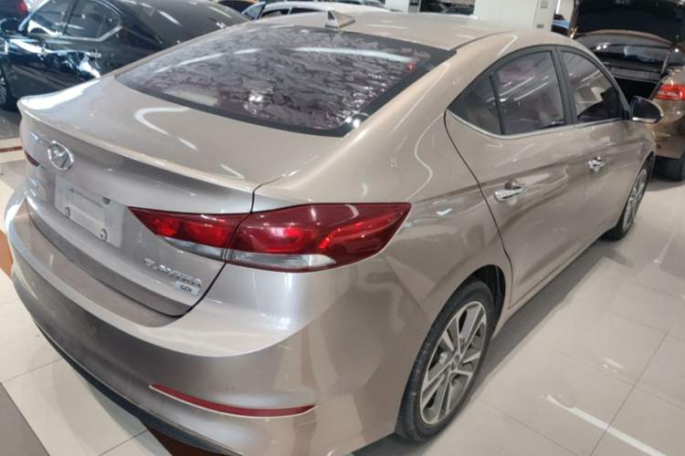 Used Hyundai Elantra (6th Generation / Lingdong) 2016 1.6L Automatic ZhiXuan – Elite Version Rear Right 45 Deg