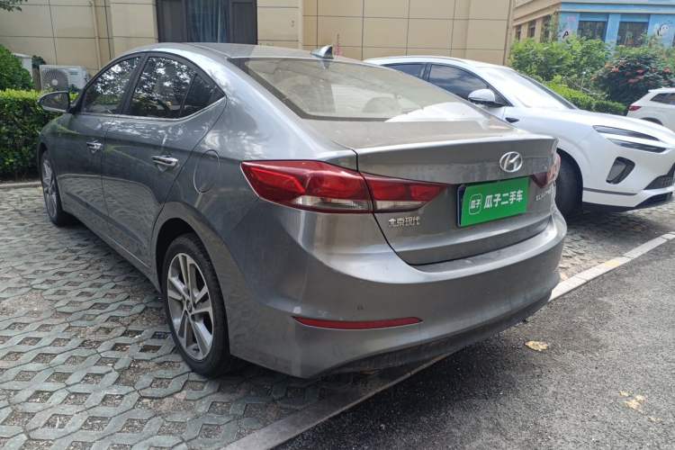 Used Hyundai Elantra (6th Generation / Lingdong) 2016 1.6L Automatic ZhiXuan – Elite Version Rear Left 45 Deg