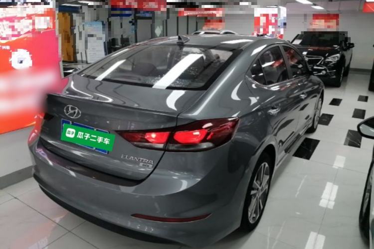 Used Hyundai Elantra (6th Generation / Lingdong) 2016 1.6L Automatic ZhiXuan – Elite Version Rear Right 45 Deg