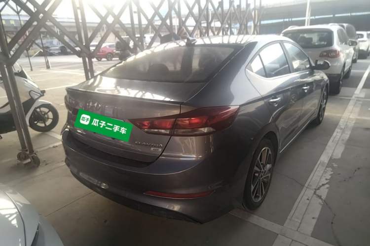 Used Hyundai Elantra (6th Generation / Lingdong) 2016 1.6L Automatic ZhiXuan – Elite Version Rear Right 45 Deg