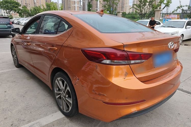 Used Hyundai Elantra (6th Generation / Lingdong) 2016 1.6L Automatic ZhiXuan – Elite Version Rear Left 45 Deg