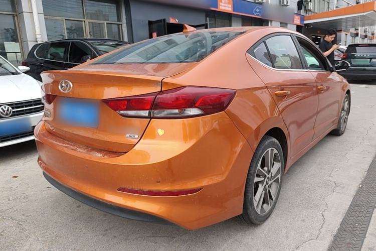 Used Hyundai Elantra (6th Generation / Lingdong) 2016 1.6L Automatic ZhiXuan – Elite Version Rear Right 45 Deg