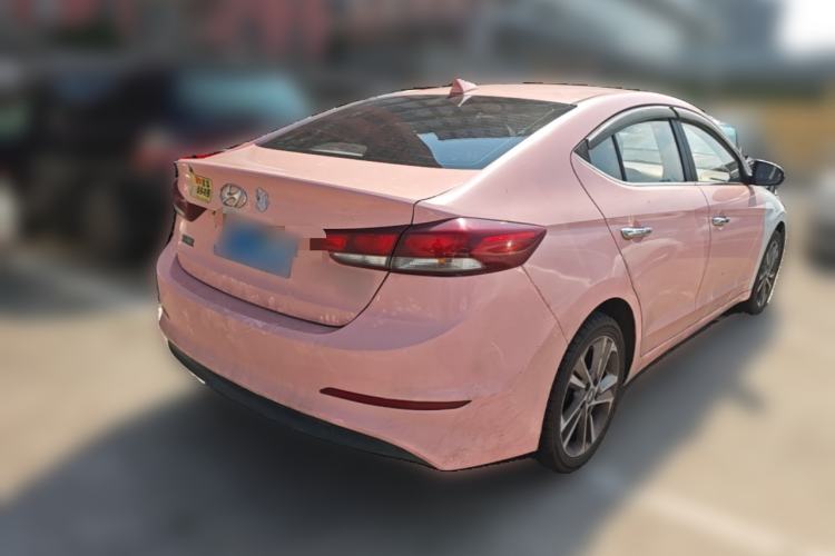 Used Hyundai Elantra (6th Generation / Lingdong) 2016 1.6L Automatic ZhiXuan – Elite Version Rear Right 45 Deg