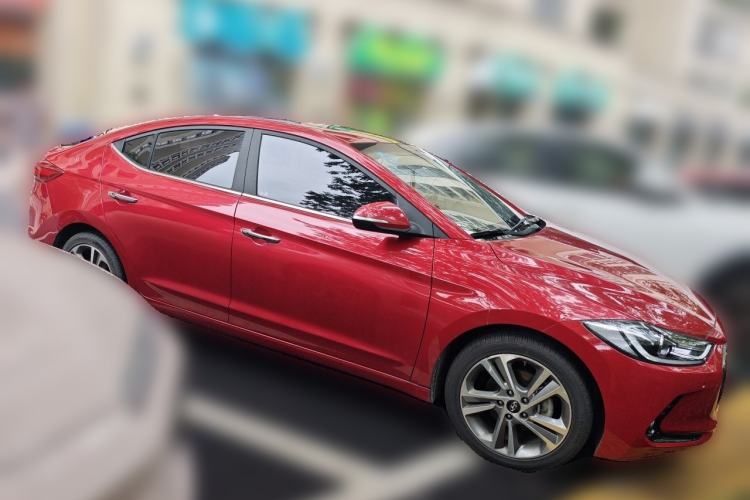 Used Hyundai Elantra (6th Generation / Lingdong) 2016 1.6L Automatic ZhiXuan · Luxury Version Front Right 45 Deg