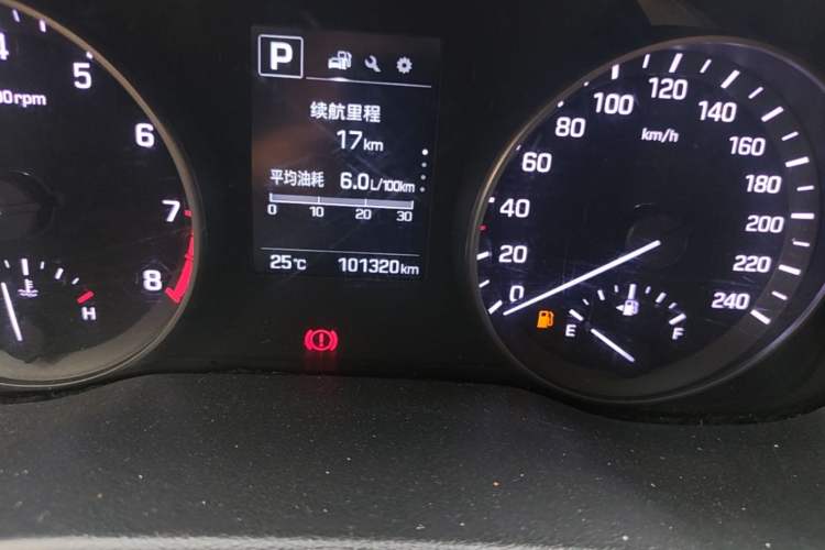 Used Hyundai Elantra (6th Generation / Lingdong) 2016 1.6L Automatic ZhiXuan · Luxury Version Odometer Close Up