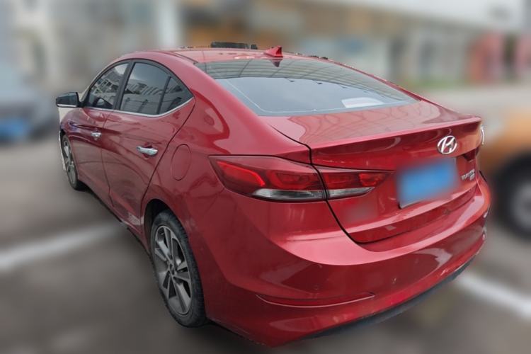 Used Hyundai Elantra (6th Generation / Lingdong) 2016 1.6L Automatic ZhiXuan · Luxury Version Rear Left 45 Deg