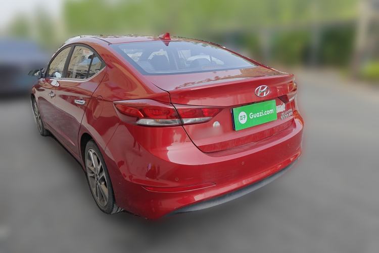 Used Hyundai Elantra (6th Generation / Lingdong) 2016 1.6L Automatic ZhiXuan · Luxury Version Rear Left 45 Deg