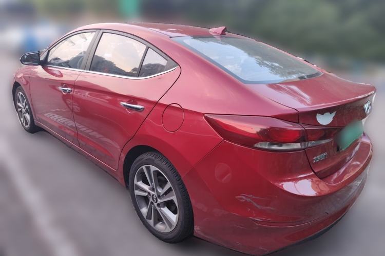 Used Hyundai Elantra (6th Generation / Lingdong) 2016 1.6L Automatic ZhiXuan – Elite Version Rear Left 45 Deg