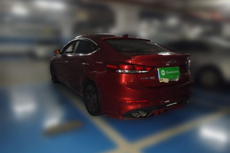 Used Hyundai Elantra (6th Generation / Lingdong) 2016 1.6L Automatic ZhiXuan – Elite Version Rear Left 45 Deg
