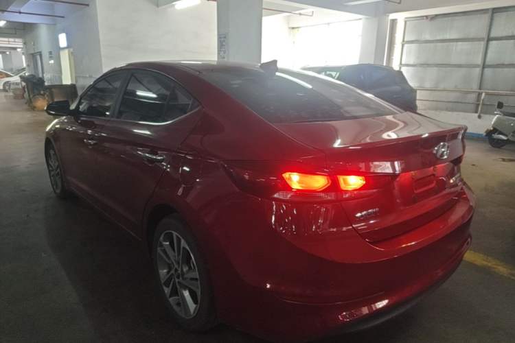Used Hyundai Elantra (6th Generation / Lingdong) 2016 1.6L Automatic ZhiXuan – Elite Version Rear Left 45 Deg