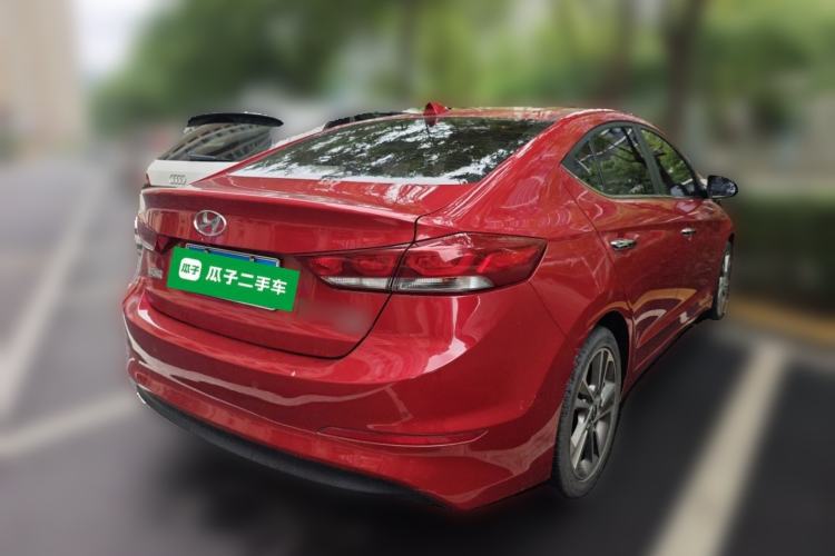 Used Hyundai Elantra (6th Generation / Lingdong) 2016 1.6L Automatic ZhiXuan · Luxury Version Rear Right 45 Deg