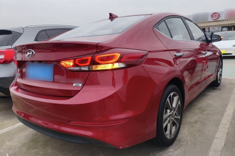 Used Hyundai Elantra (6th Generation / Lingdong) 2016 1.6L Automatic ZhiXuan · Luxury Version Rear Right 45 Deg