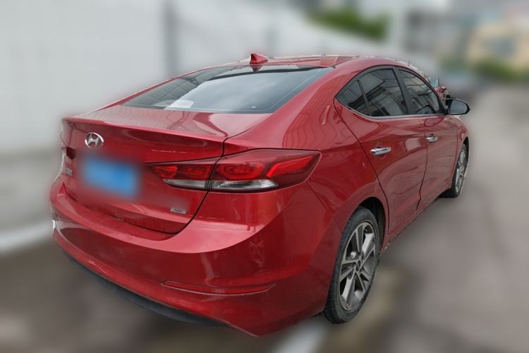 Used Hyundai Elantra (6th Generation / Lingdong) 2016 1.6L Automatic ZhiXuan · Luxury Version Rear Right 45 Deg