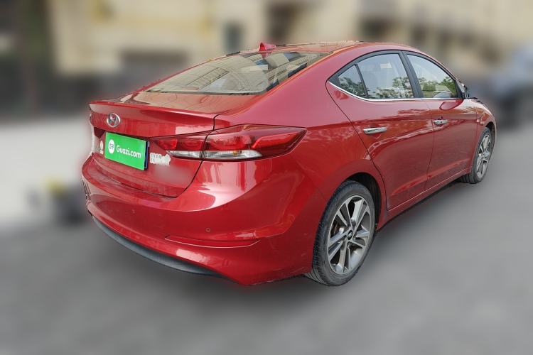 Used Hyundai Elantra (6th Generation / Lingdong) 2016 1.6L Automatic ZhiXuan · Luxury Version Rear Right 45 Deg