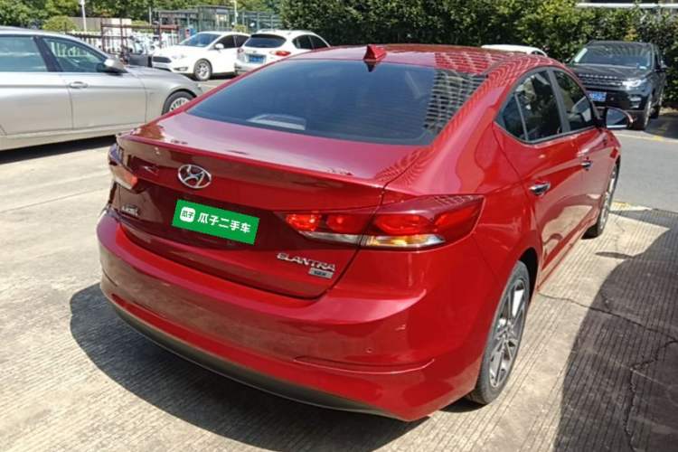 Used Hyundai Elantra (6th Generation / Lingdong) 2016 1.6L Automatic ZhiXuan – Elite Version Rear Right 45 Deg