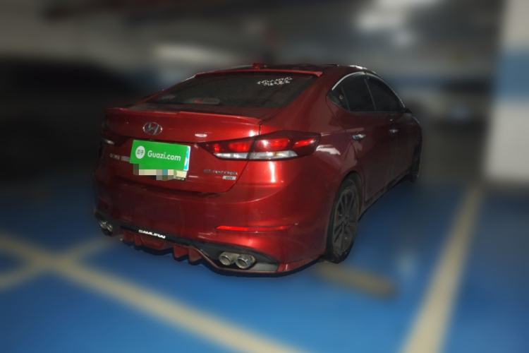 Used Hyundai Elantra (6th Generation / Lingdong) 2016 1.6L Automatic ZhiXuan – Elite Version Rear Right 45 Deg