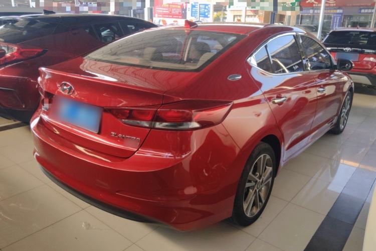 Used Hyundai Elantra (6th Generation / Lingdong) 2016 1.6L Automatic ZhiXuan – Elite Version Rear Right 45 Deg
