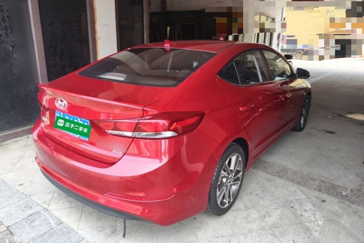 Used Hyundai Elantra (6th Generation / Lingdong) 2016 1.6L Automatic ZhiXuan – Elite Version Rear Right 45 Deg