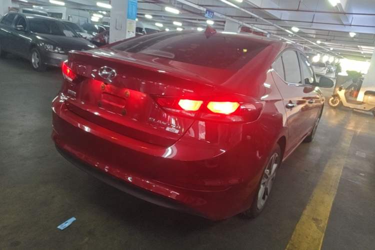 Used Hyundai Elantra (6th Generation / Lingdong) 2016 1.6L Automatic ZhiXuan – Elite Version Rear Right 45 Deg
