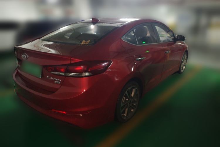 Used Hyundai Elantra (6th Generation / Lingdong) 2016 1.6L Automatic ZhiXuan – Elite Version Rear Right 45 Deg