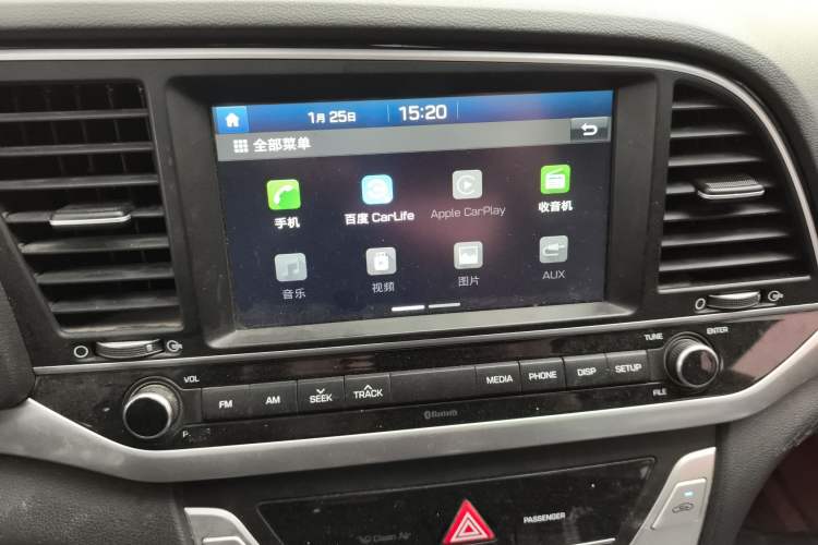 Used Hyundai Elantra (6th Generation / Lingdong) 2016 1.6L Automatic ZhiXuan – Elite Version Audio And AC Panel