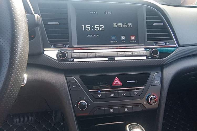 Used Hyundai Elantra (6th Generation / Lingdong) 2016 1.4T Dual-Clutch Xuan Dong · Dynamic Version Audio And AC Panel