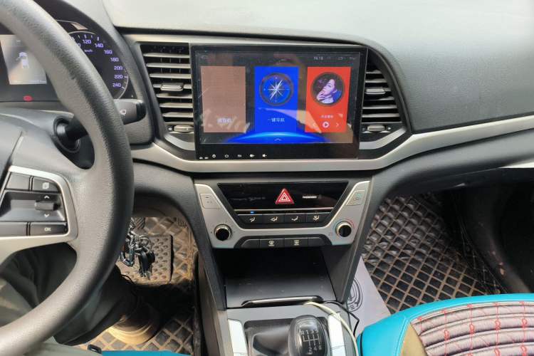 Used Hyundai Elantra (6th Generation / Lingdong) 2016 1.6L Manual ZhiXuan · Dynamic Model Audio And AC Panel