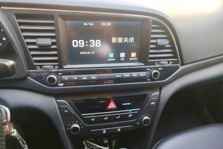 Used Hyundai Elantra (6th Generation / Lingdong) 2016 1.4T Dual-Clutch Xuan Dong · Dynamic Version Audio And AC Panel