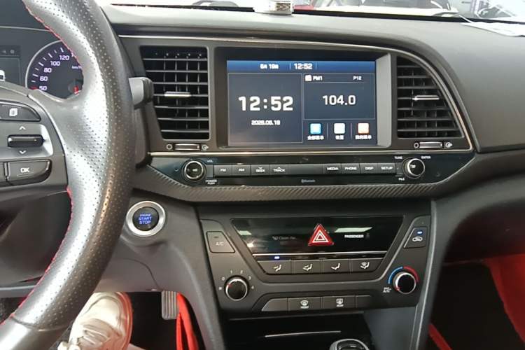 Used Hyundai Elantra (6th Generation / Lingdong) 2016 1.4T Dual-Clutch Xuan Dong · Dynamic Version Audio And AC Panel