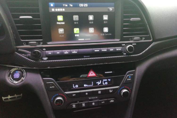 Used Hyundai Elantra (6th Generation / Lingdong) 2016 1.4T Dual-Clutch Xuan Dong · Flagship Edition Audio And AC Panel
