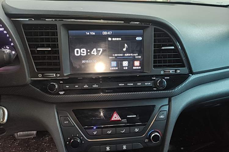 Used Hyundai Elantra (6th Generation / Lingdong) 2016 1.4T Dual-Clutch Xuan Dong · Dynamic Version Audio And AC Panel