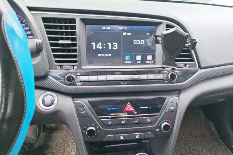 Used Hyundai Elantra (6th Generation / Lingdong) 2016 1.4T Dual-Clutch Xuan Dong · Dynamic Version Audio And AC Panel