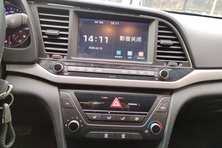 Used Hyundai Elantra (6th Generation / Lingdong) 2016 1.4T Dual-Clutch Xuan Dong · Dynamic Version Audio And AC Panel