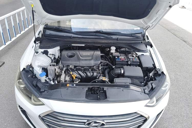 Used Hyundai Elantra (6th Generation / Lingdong) 2016 1.6L Automatic ZhiXuan – Elite Version Engine Bay