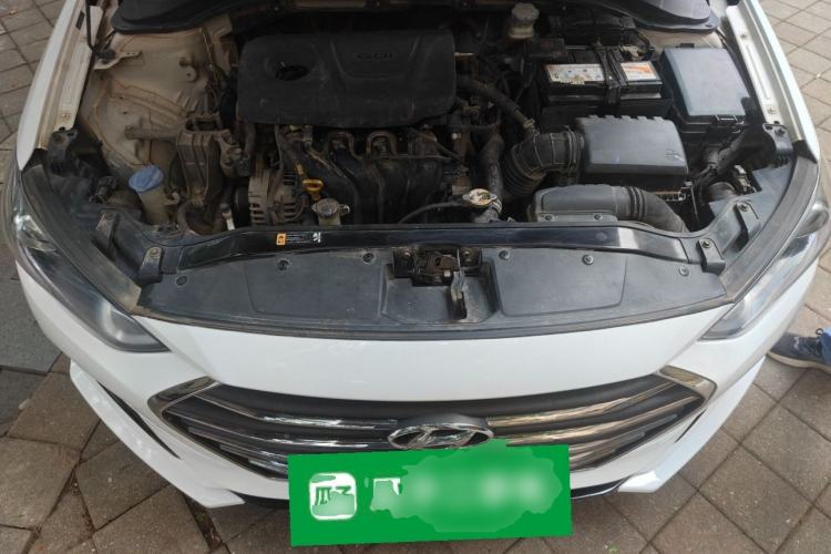 Used Hyundai Elantra (6th Generation / Lingdong) 2016 1.6L Automatic ZhiXuan – Elite Version Engine Bay