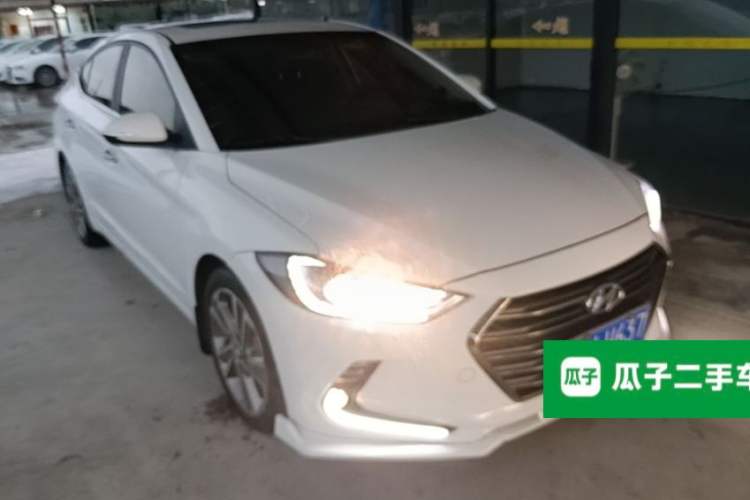 Used Hyundai Elantra (6th Generation / Lingdong) 2016 1.6L Automatic ZhiXuan – Elite Version Front Right 45 Deg