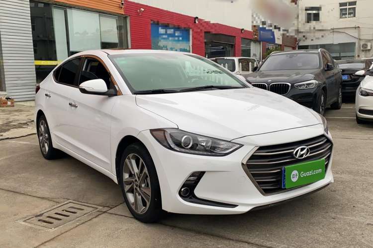 Used Hyundai Elantra (6th Generation / Lingdong) 2016 1.6L Automatic ZhiXuan – Elite Version Front Right 45 Deg