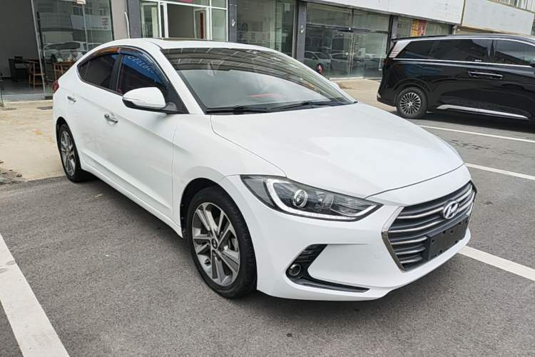 Used Hyundai Elantra (6th Generation / Lingdong) 2016 1.6L Automatic ZhiXuan – Elite Version Front Right 45 Deg
