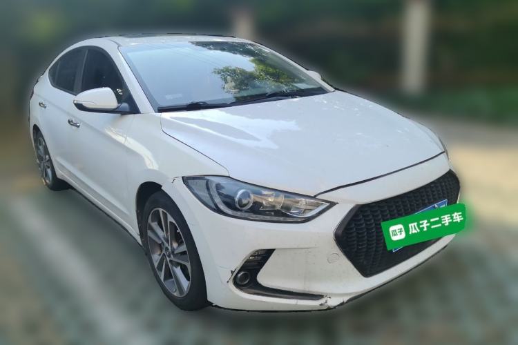 Used Hyundai Elantra (6th Generation / Lingdong) 2016 1.6L Automatic ZhiXuan – Elite Version Front Right 45 Deg