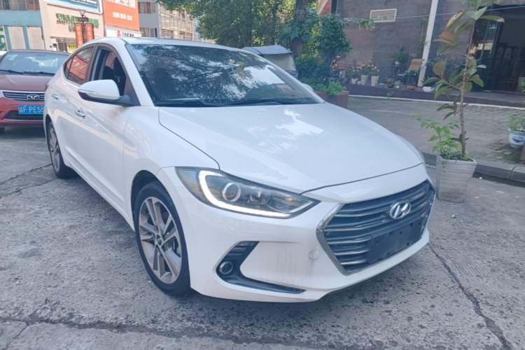 Used Hyundai Elantra (6th Generation / Lingdong) 2016 1.6L Automatic ZhiXuan – Elite Version Front Right 45 Deg