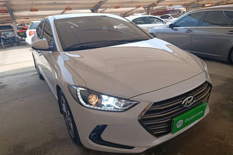 Used Hyundai Elantra (6th Generation / Lingdong) 2016 1.6L Automatic ZhiXuan – Elite Version Front Right 45 Deg