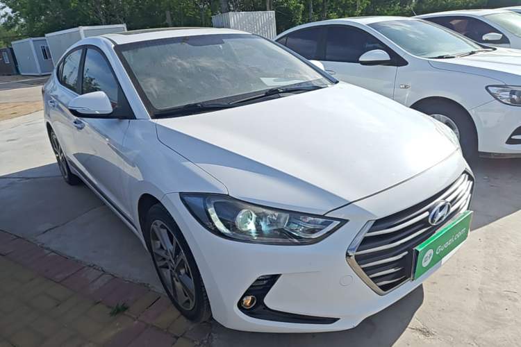 Used Hyundai Elantra (6th Generation / Lingdong) 2016 1.6L Automatic ZhiXuan – Elite Version Front Right 45 Deg