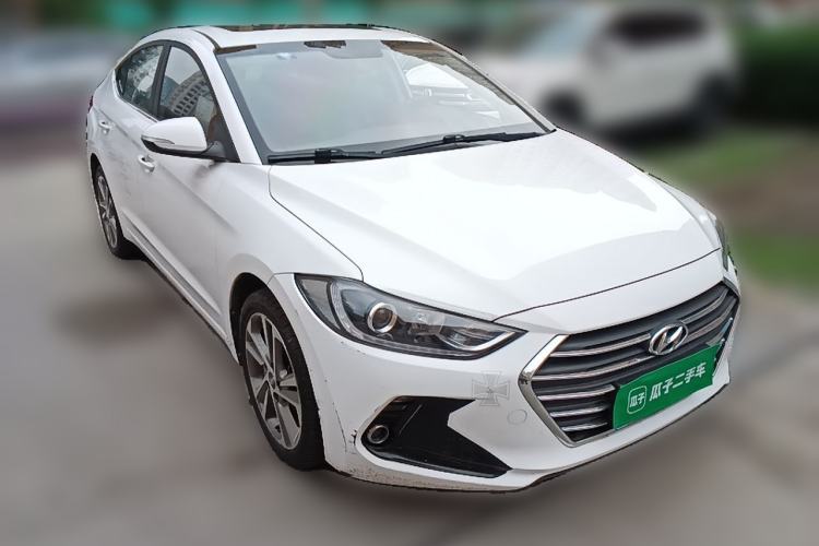 Used Hyundai Elantra (6th Generation / Lingdong) 2016 1.6L Automatic ZhiXuan – Elite Version Front Right 45 Deg