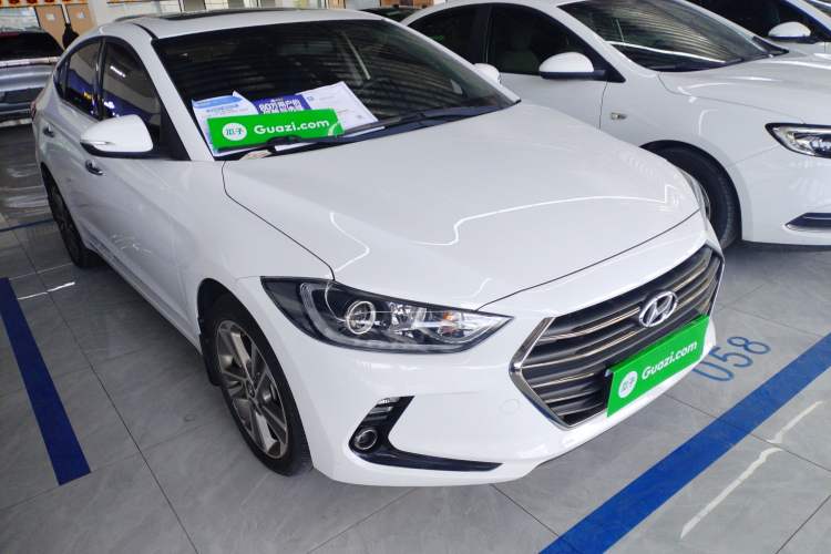 Used Hyundai Elantra (6th Generation / Lingdong) 2016 1.6L Automatic ZhiXuan – Elite Version Front Right 45 Deg