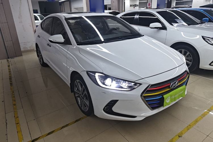 Used Hyundai Elantra (6th Generation / Lingdong) 2016 1.6L Automatic ZhiXuan – Elite Version Front Right 45 Deg