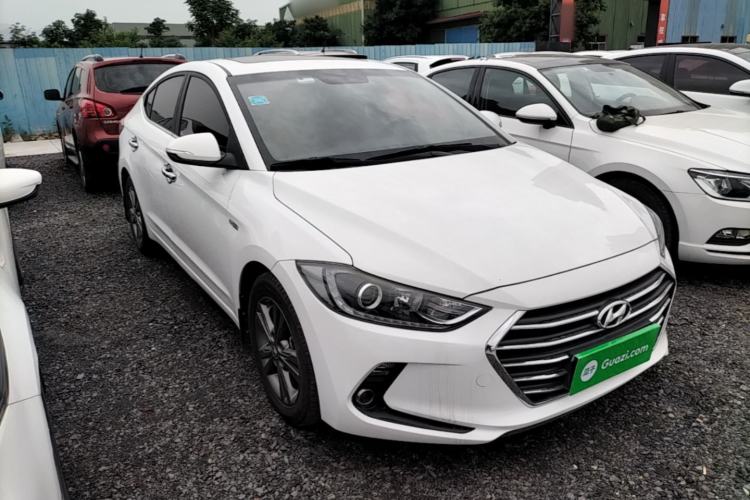 Used Hyundai Elantra (6th Generation / Lingdong) 2016 1.4T Dual-Clutch Xuan Dong · Dynamic Version Front Right 45 Deg