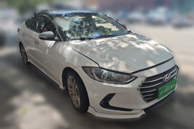 Used Hyundai Elantra (6th Generation / Lingdong) 2016 1.6L Automatic ZhiXuan – Elite Version Front Right 45 Deg